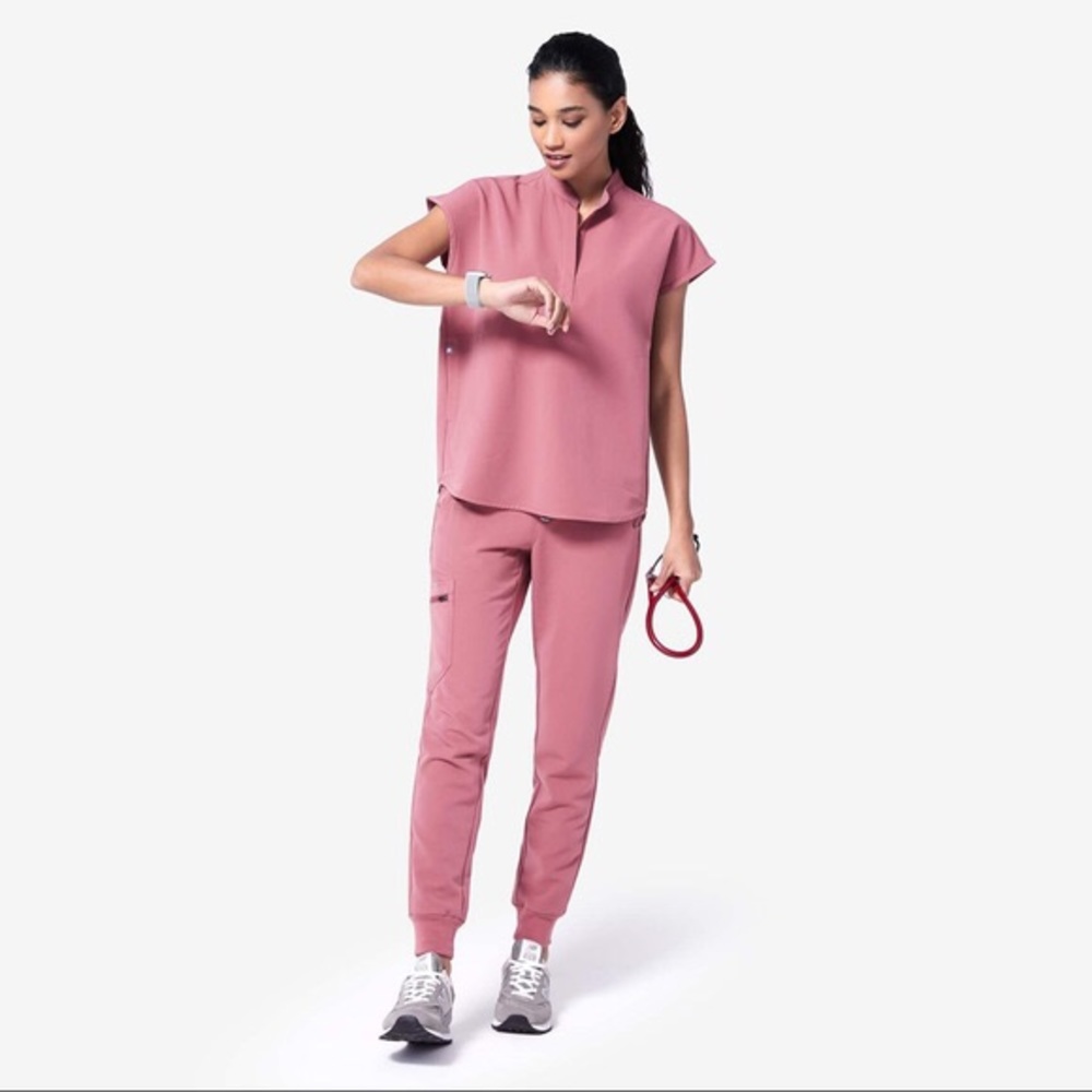 Mauve Rafaela scrub top